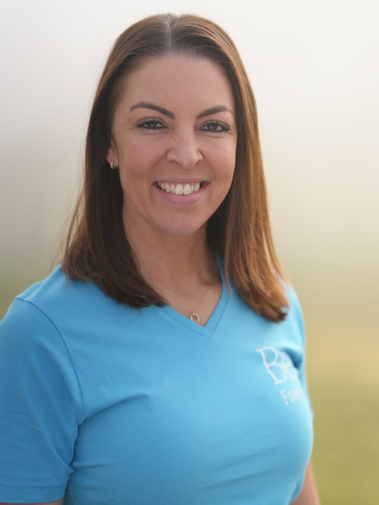 Laura, co-founder and host of Be Free Retreats
